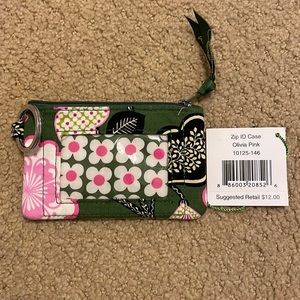 NEW Vera Bradley Zip ID Case wallet